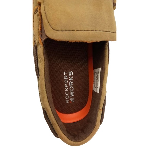 Rockport Work Men\'s Sailing Club Slip On Steel Toe Boat Loafer Size 8.5 Wide main image 6